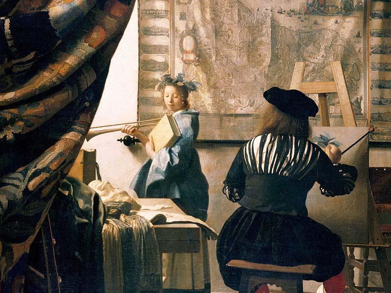 Johannes Vermeer The Art of Painting,